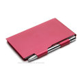Metal Note Pad Holder with Pen for Business Gifts